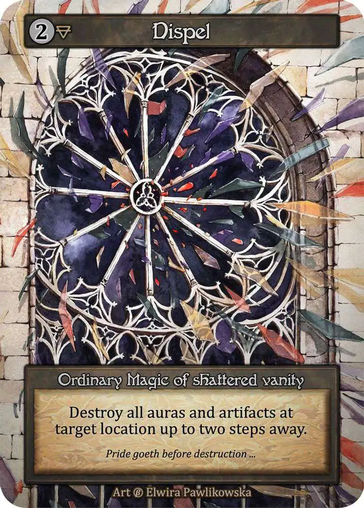 Sorcery Contested Realm Trading Card Game Beta Single Card Ordinary Dispel - ToyWiz Sorcery Contested Realm Trading Card Game Beta Single Card Ordinary Dispel - ToyWiz