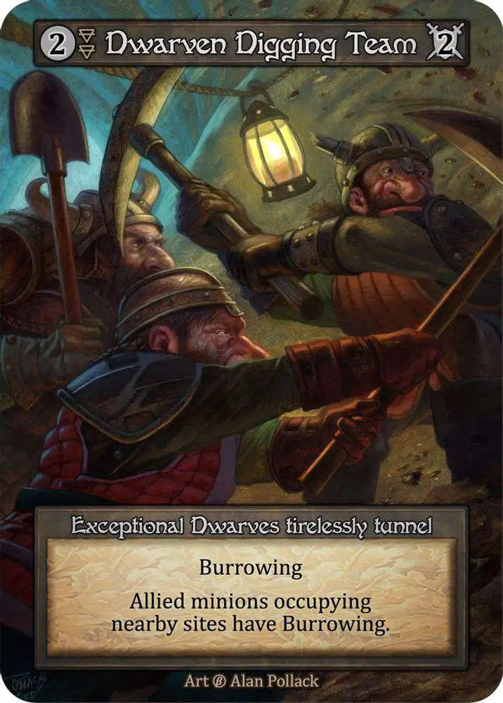 Sorcery: Contested Realm Trading Card Game Beta Exceptional Dwarven Digging Team