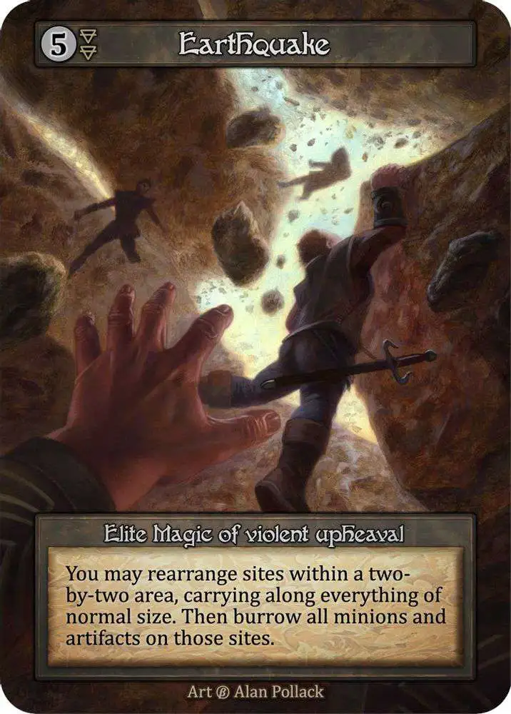 Sorcery: Contested Realm Trading Card Game Beta Elite Earthquake
