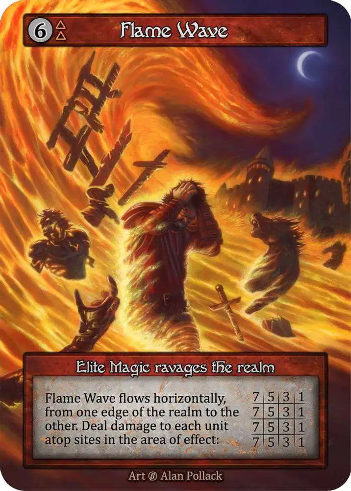 Trading Card Game Sorcery: Contested Realm Beta Elite Flame Wave