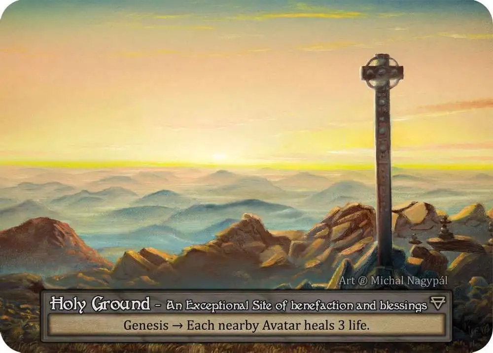 Sorcery: Contested Realm Trading Card Game Beta Exceptional Holy Ground