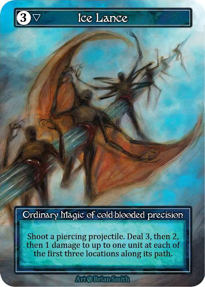 Sorcery: Contested Realm Trading Card Game Beta Ordinary Foil Ice Lance