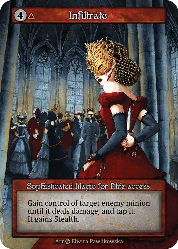 Trading Card Game Sorcery: Contested Realm Beta Elite Infiltrate