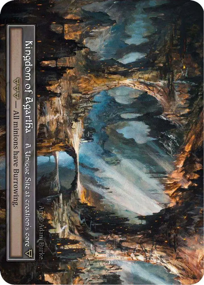 Sorcery: Contested Realm Trading Card Game Beta Unique Foil Kingdom of Agartha