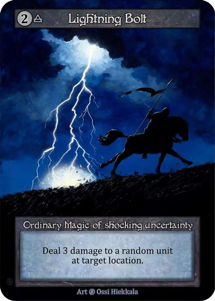 Sorcery: Contested Realm Trading Card Game Beta Ordinary Lightning Bolt