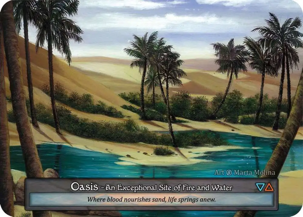 Trading Card Game Sorcery: Contested Realm Beta Exceptional Oasis