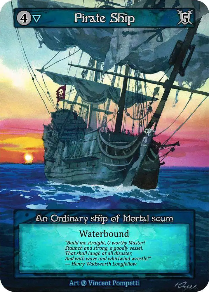 Sorcery: Contested Realm Trading Card Game Beta Ordinary Pirate Ship