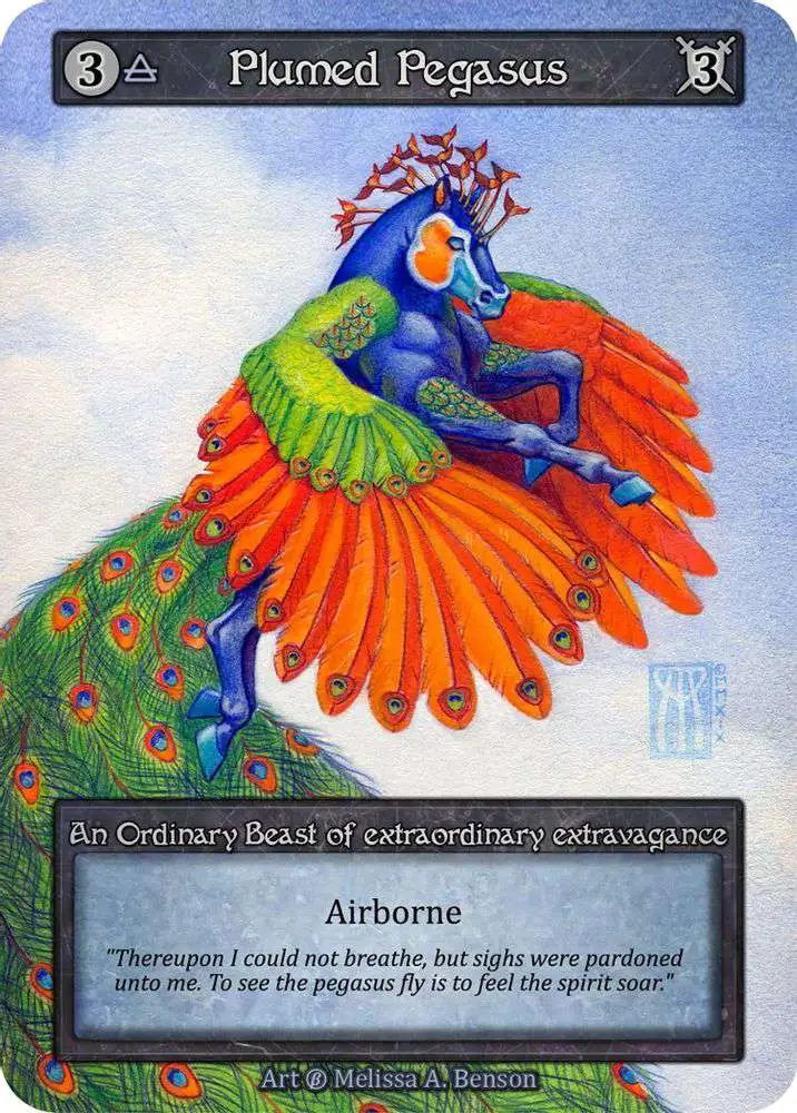 Sorcery: Contested Realm Trading Card Game Beta Ordinary Plumed Pegasus