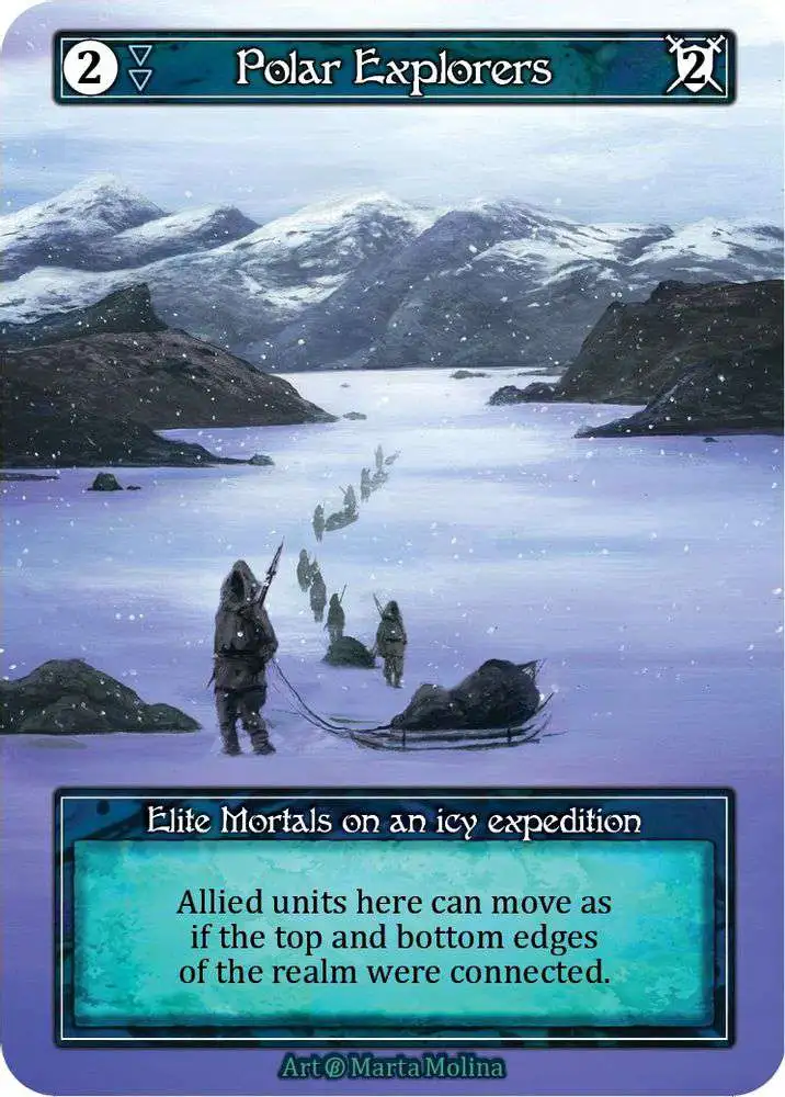 Sorcery: Contested Realm Trading Card Game Beta Elite Foil Polar Explorers