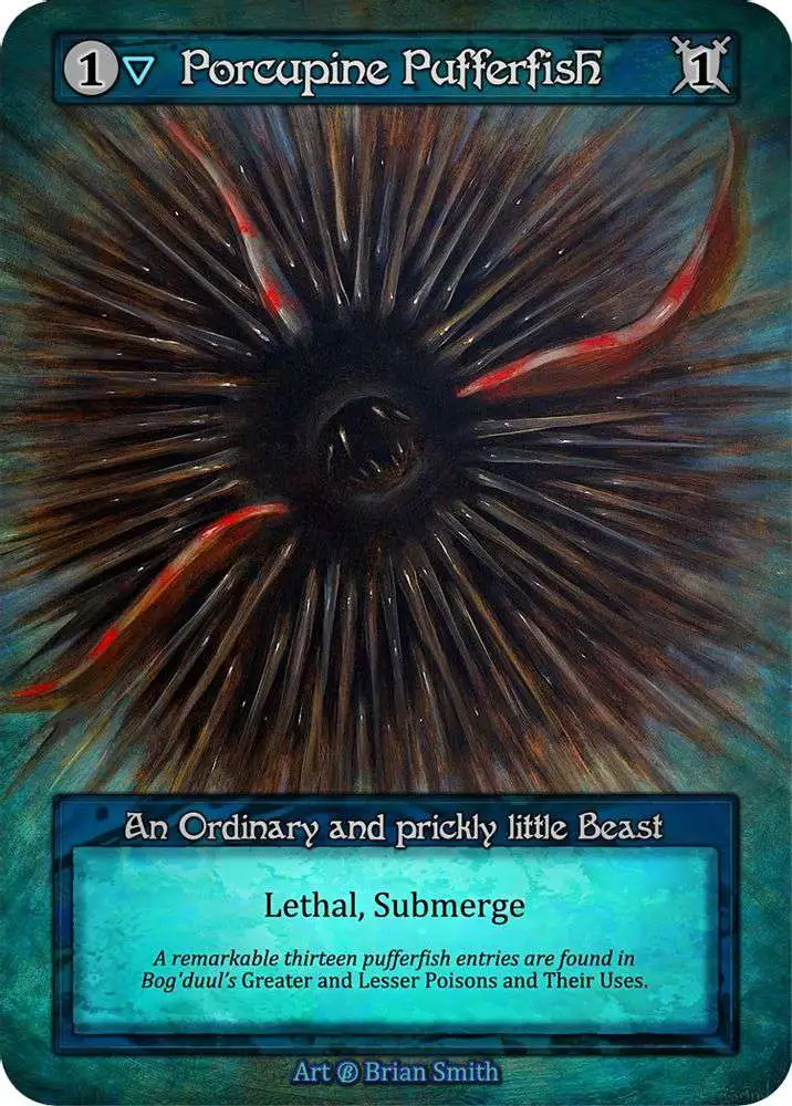 Sorcery: Contested Realm Trading Card Game Beta Ordinary Porcupine Pufferfish