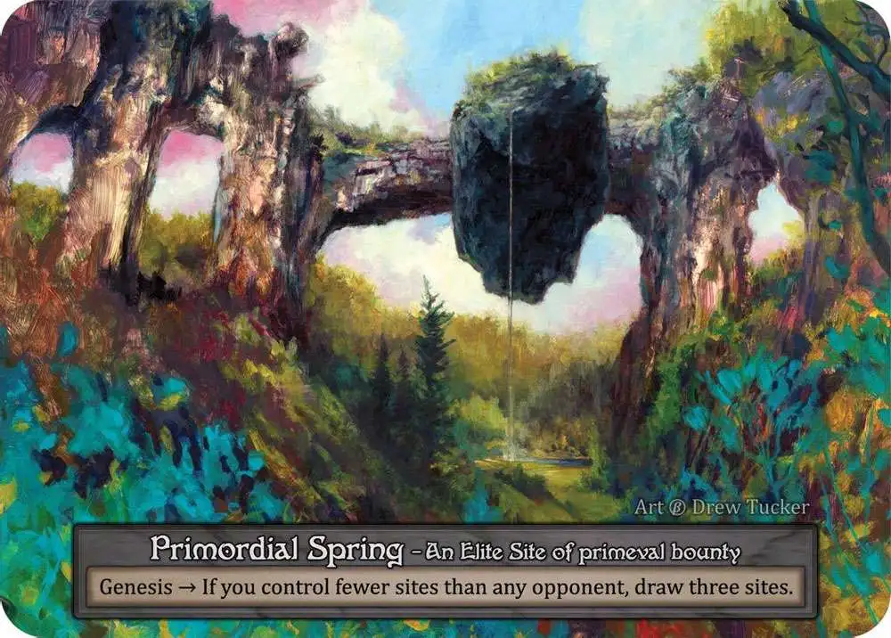 Sorcery: Contested Realm Trading Card Game Beta Elite Primordial Spring