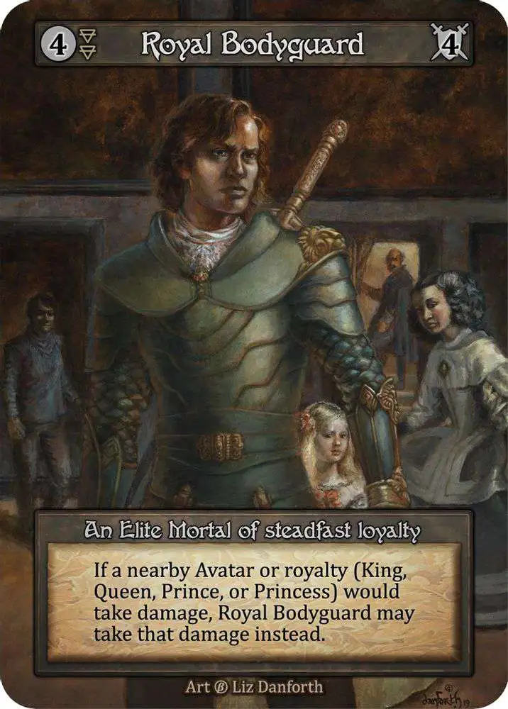 Sorcery: Contested Realm Trading Card Game Beta Elite Royal Bodyguard