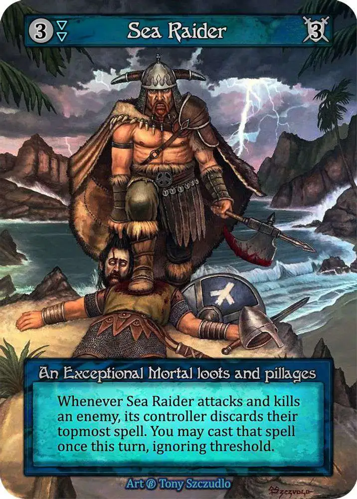 Sorcery: Contested Realm Trading Card Game Beta Exceptional Sea Raider