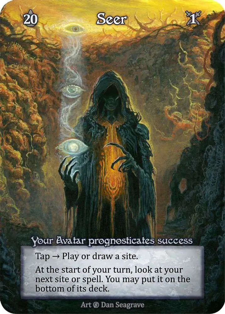 Sorcery: Contested Realm Trading Card Game Beta Elite Seer