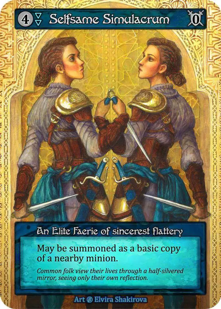 Trading Card Game Sorcery: Contested Realm Beta Elite Selfsame Simulacrum