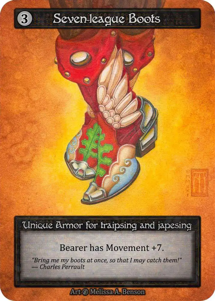 Sorcery: Contested Realm Trading Card Game Beta Unique Seven-League Boots