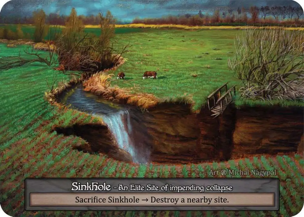 Sorcery: Contested Realm Trading Card Game Beta Elite Sinkhole