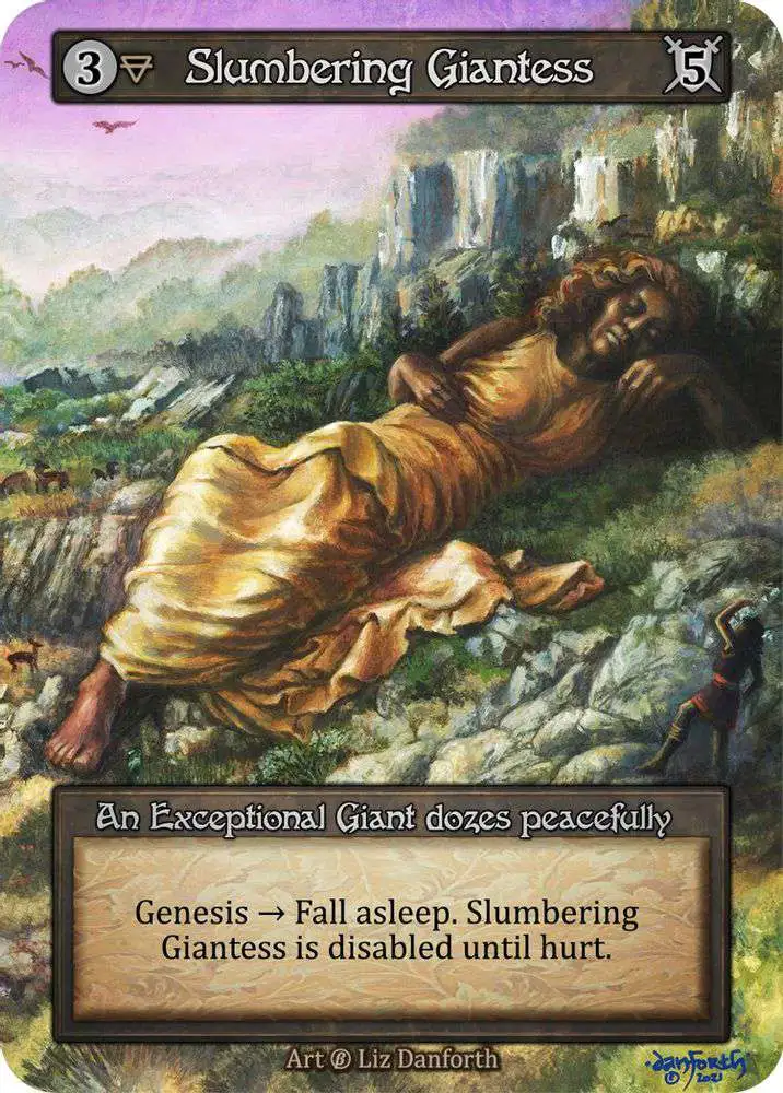 Sorcery: Contested Realm Trading Card Game Beta Exceptional Slumbering Giantess