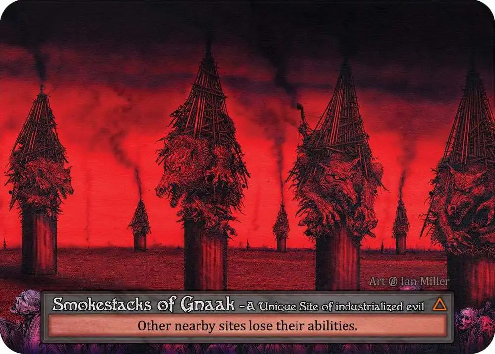 Sorcery: Contested Realm Trading Card Game Beta Unique Smokestacks of Gnaak