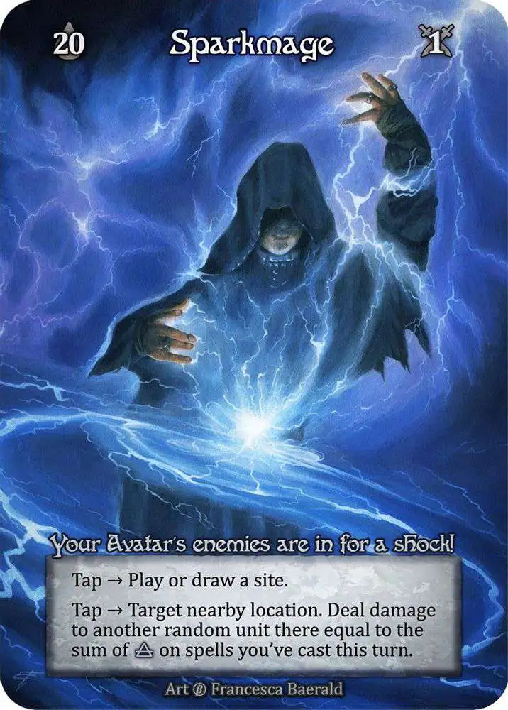 Trading Card Game Sorcery: Contested Realm Beta Ordinary Sparkmage