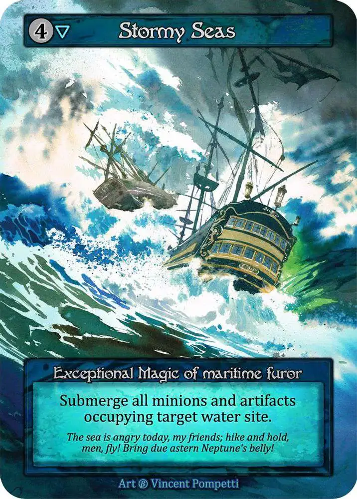 Trading Card Game Sorcery: Contested Realm Beta Exceptional Stormy Seas