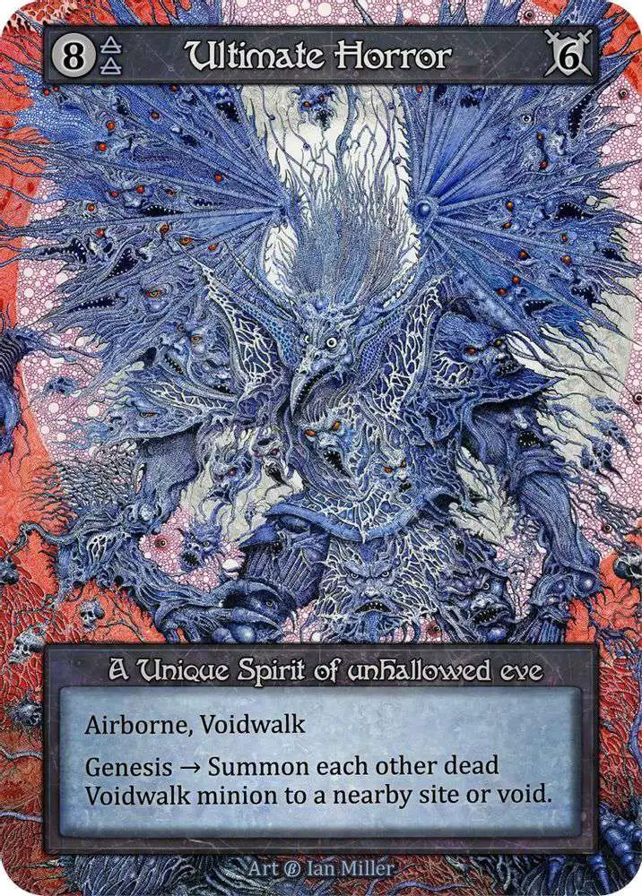 Sorcery: Contested Realm Trading Card Game Beta Unique Ultimate Horror