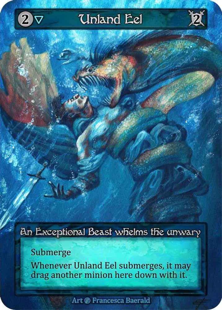 Sorcery: Contested Realm Trading Card Game Beta Exceptional Unland Eel