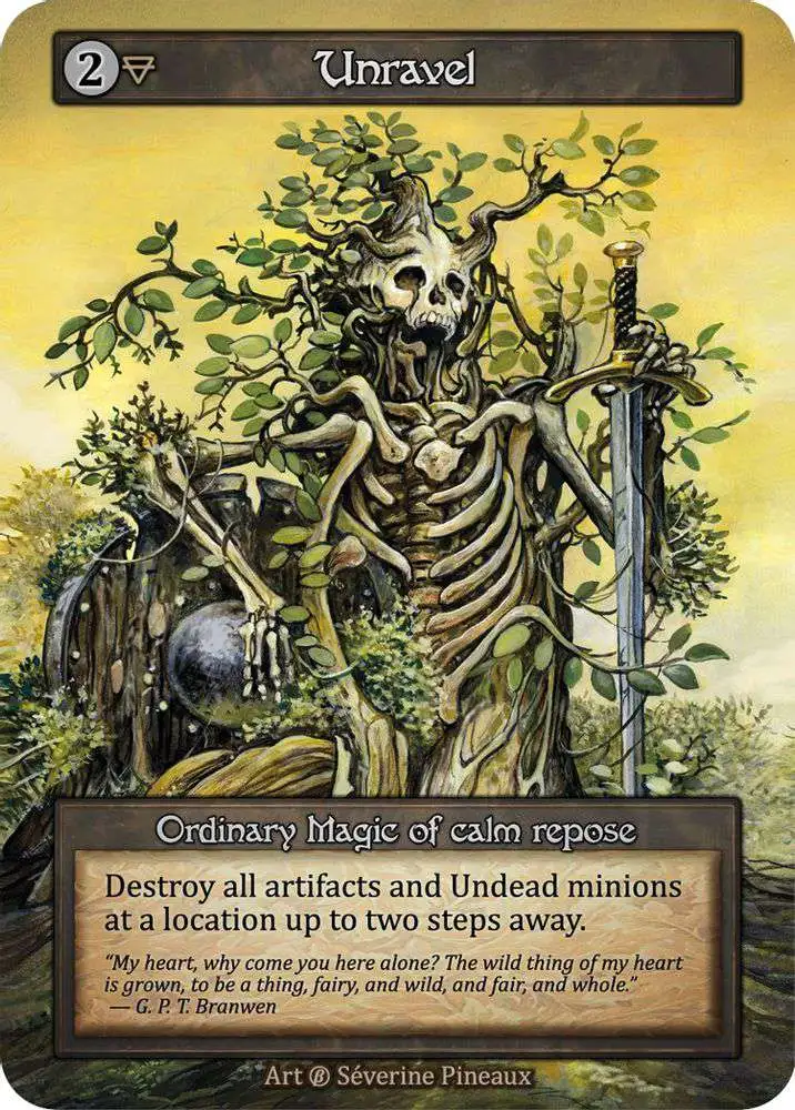 Sorcery: Contested Realm Trading Card Game Beta Ordinary Unravel