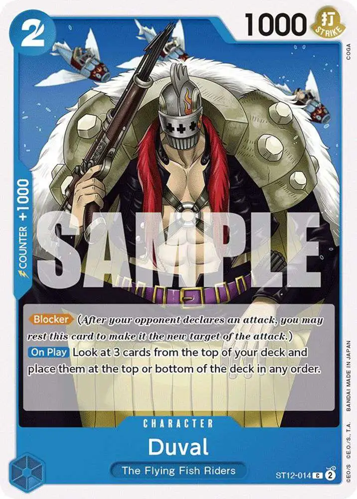 One Piece Trading Card Game Starter Deck 12: Zoro and Sanji Common Duval ST12-014