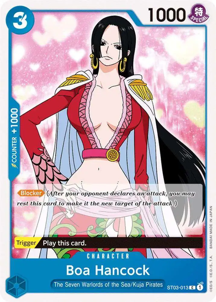 One Piece Trading Card Game Starter Deck 3: The Seven Warlords of The Sea Common Boa Hancock ST03-013