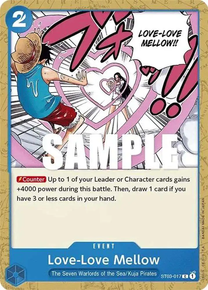 One Piece Trading Card Game Starter Deck 3: The Seven Warlords of The Sea Common Love-Love Mellow ST03-017
