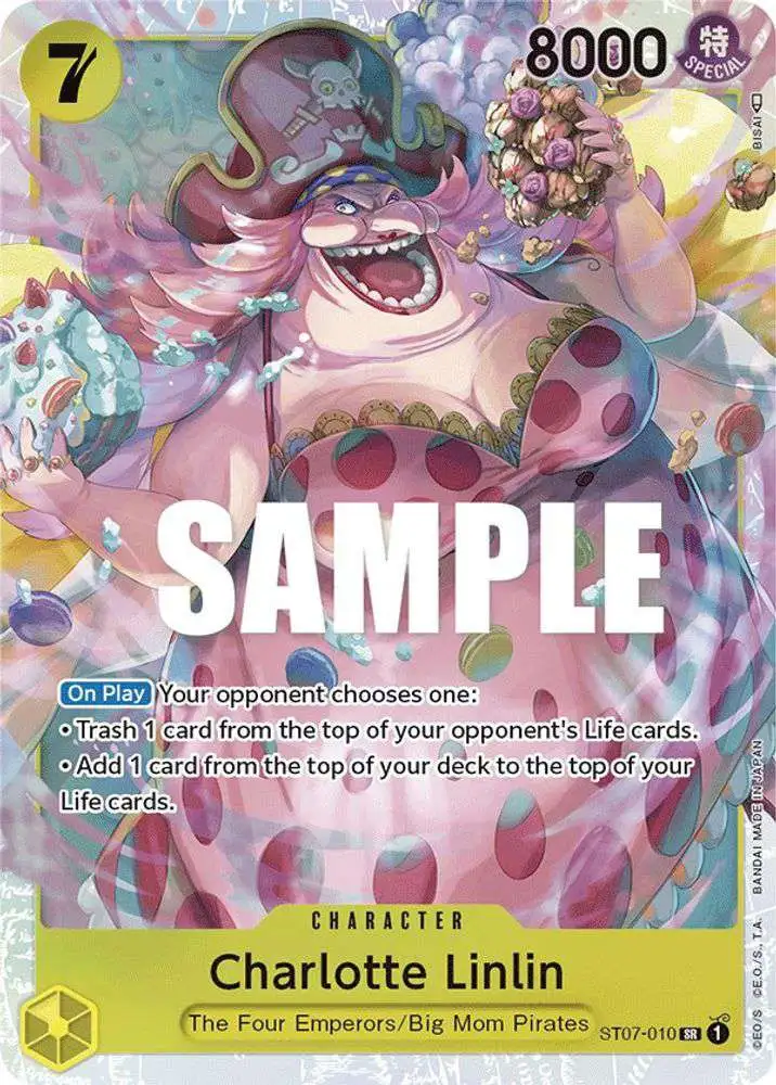 One Piece Trading Card Game Starter Deck 7: Big Mom Pirates Super Rare Charlotte Linlin ST07-010