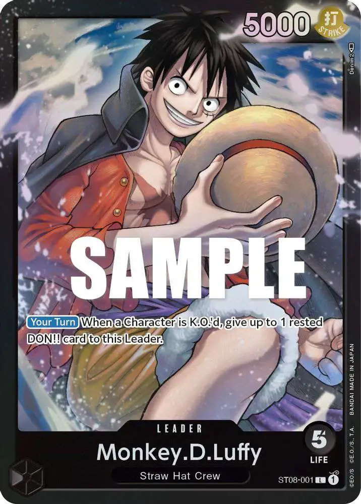 One Piece Trading Card Game Starter Deck 8: Monkey.D.Luffy Leader Monkey.D.Luffy ST08-001