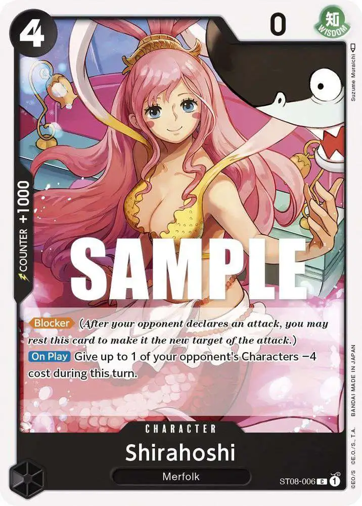 One Piece Trading Card Game Starter Deck 8: Monkey.D.Luffy Common Shirahoshi ST08-006