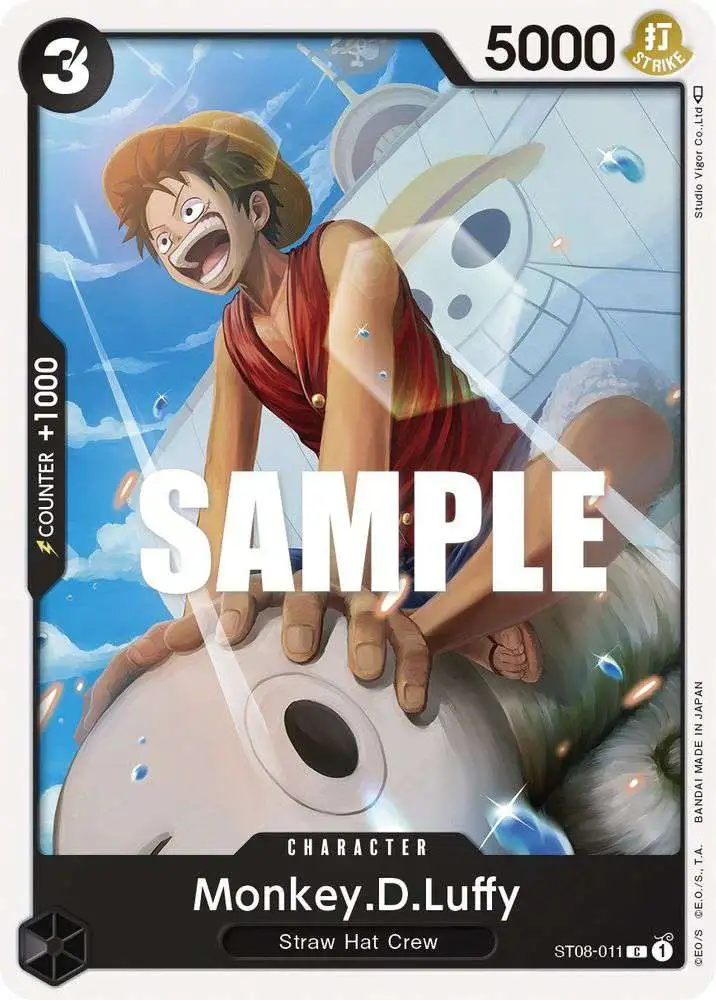 One Piece Trading Card Game Starter Deck 8: Monkey.D.Luffy Common Monkey.D.Luffy ST08-011
