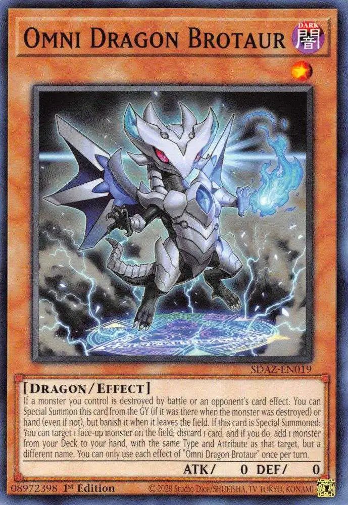 YuGiOh Structure Deck: Albaz Strike Common Omni Dragon Brotaur SDAZ-EN019
