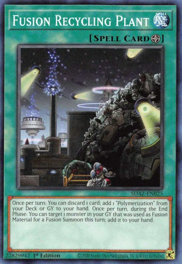 YuGiOh Structure Deck: Albaz Strike Common Fusion Recycling Plant SDAZ-EN025