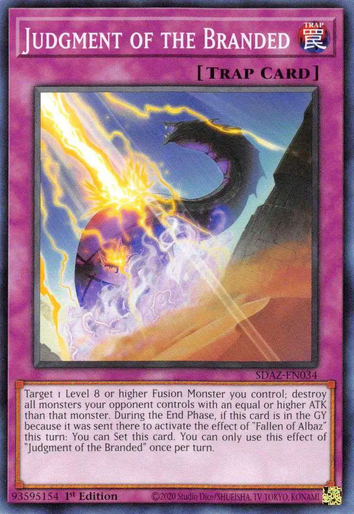 YuGiOh Structure Deck: Albaz Strike Common Judgment of the Branded SDAZ-EN034