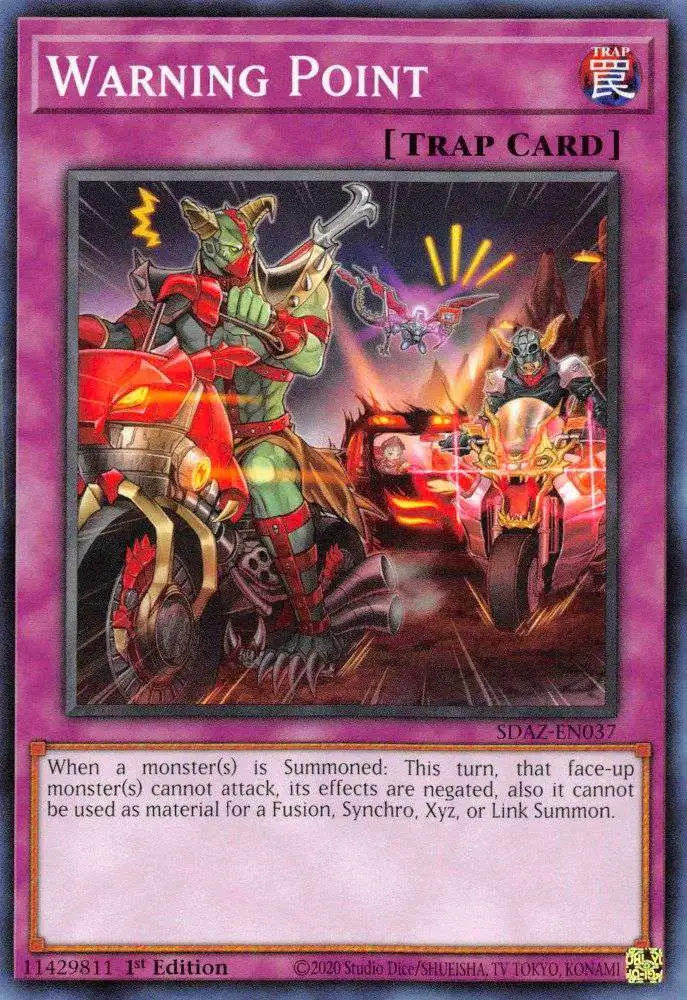 YuGiOh Structure Deck: Albaz Strike Common Warning Point SDAZ-EN037