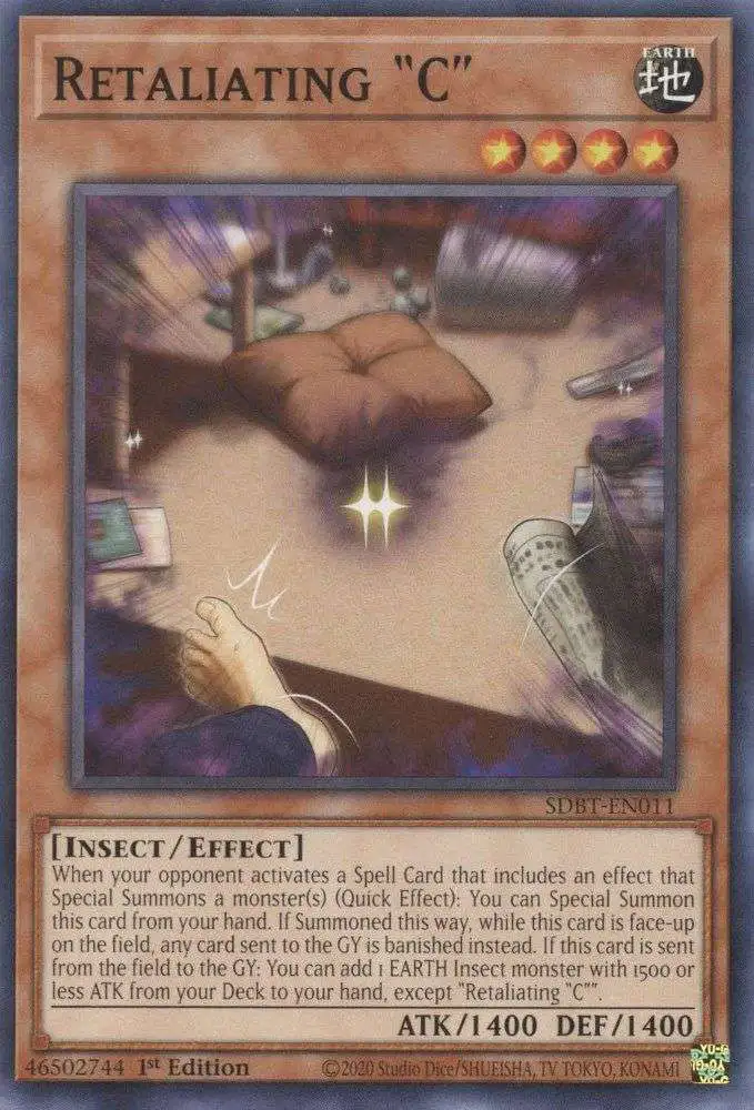 YuGiOh Structure Deck: Beware of Traptrix Common Retaliating C SDBT-EN011