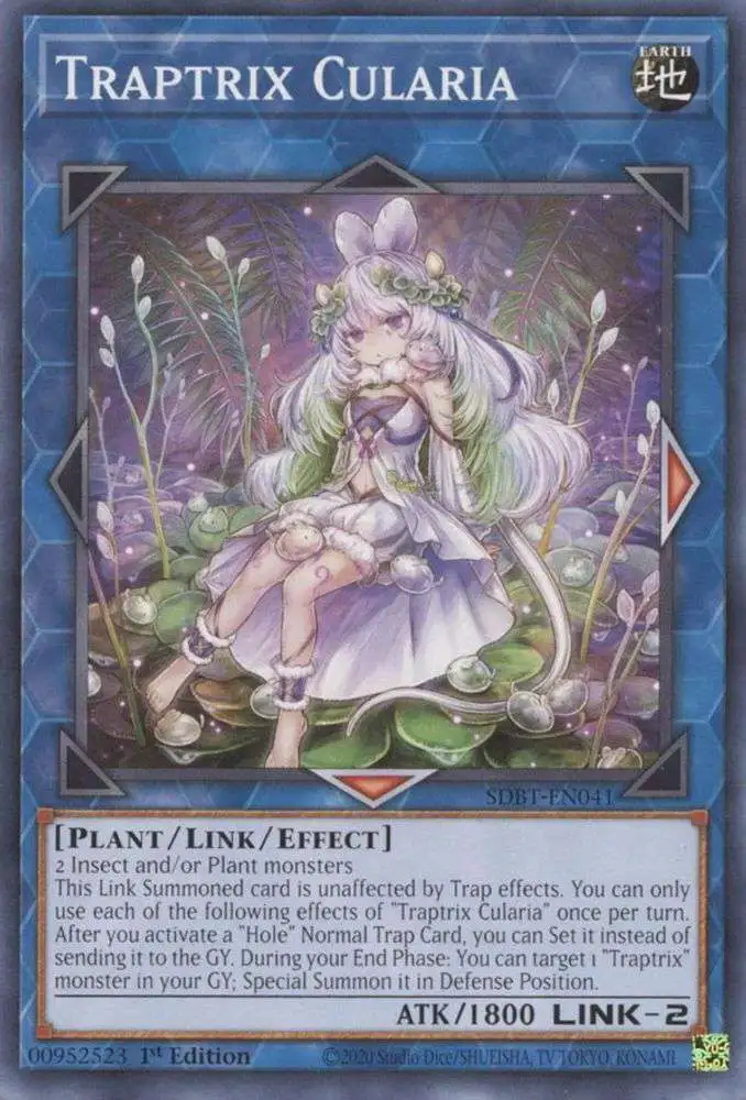 YuGiOh Structure Deck: Beware of Traptrix Common Traptrix Cularia SDBT-EN041