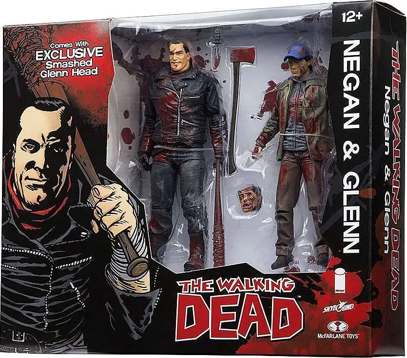 Walking Dead Negan & Glenn Deluxe Boxed Figure Set McFarlane Toys AMC Zv12 for sale online 