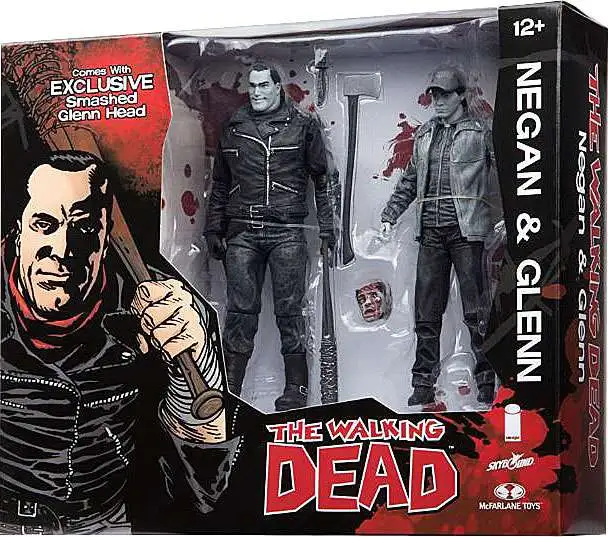 McFarlane Toys The Walking Dead AMC Negan and Glenn  5" Figure Deluxe Boxed Set 