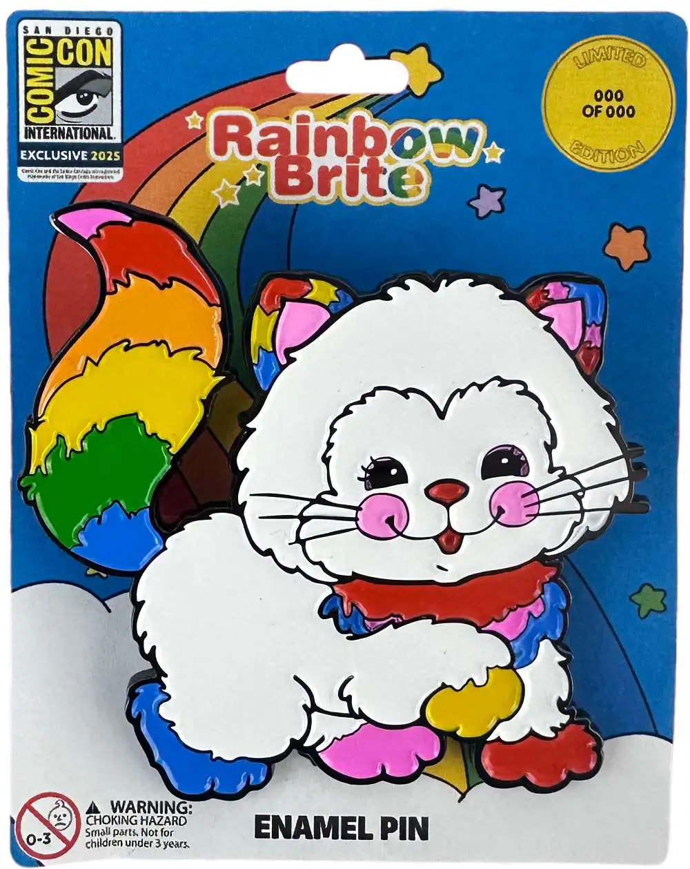 Rainbow Brite Kitty Brite Exclusive Jumbo Lapel Pin [SDCC Comic Con] (Pre-Order ships February)