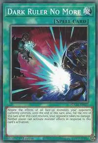 YuGiOh Structure Deck: Spirit Charmers Common Dark Ruler No More SDCH-EN027