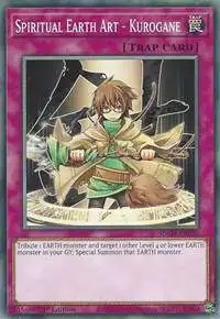 YuGiOh Structure Deck: Spirit Charmers Common Spiritual Earth Art - Kurogane SDCH-EN030