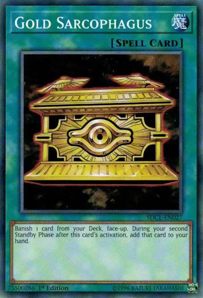 YuGiOh Structure Deck: Cyberse Link Common Gold Sarcophagus SDCL-EN027