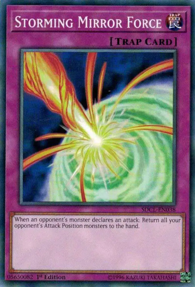 YuGiOh Structure Deck: Cyberse Link Common Storming Mirror Force SDCL-EN038