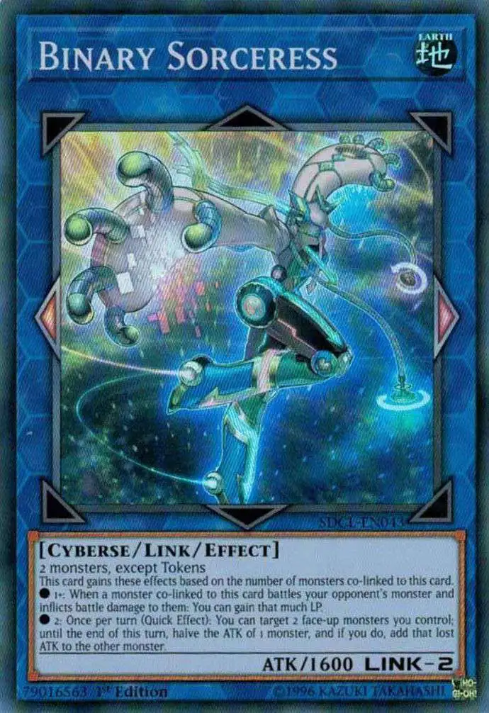 YuGiOh Structure Deck Cyberse Link Single Card Super Rare Binary