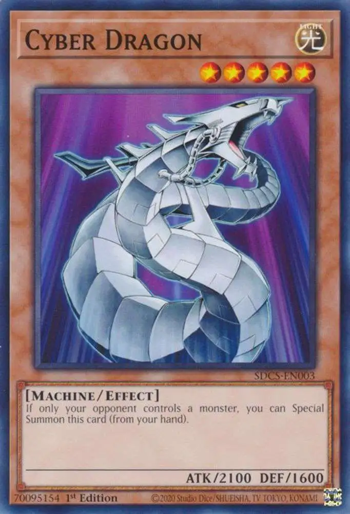 YuGiOh Structure Deck: Cyber Strike Common Cyber Dragon SDCS-EN003